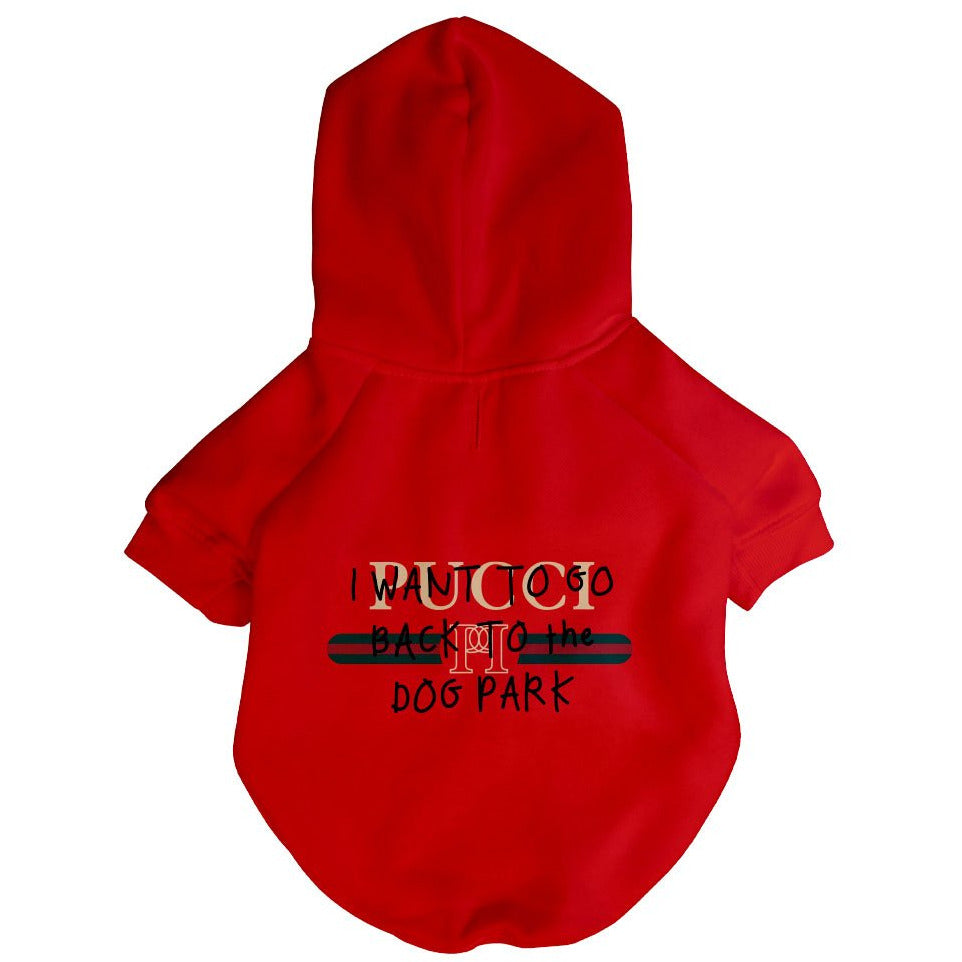 Pucci Dog Hoodie B&W • Yorkies Gram